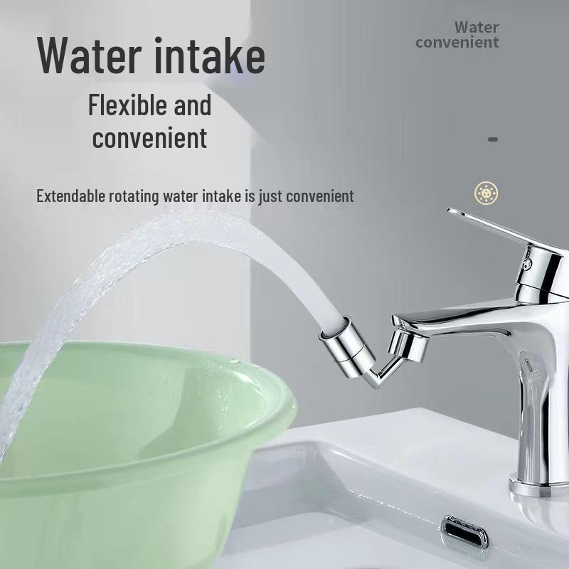 Drehbarer, druckbeaufschlagter Spritzschutz-Wasserhahnverlängerungskopf