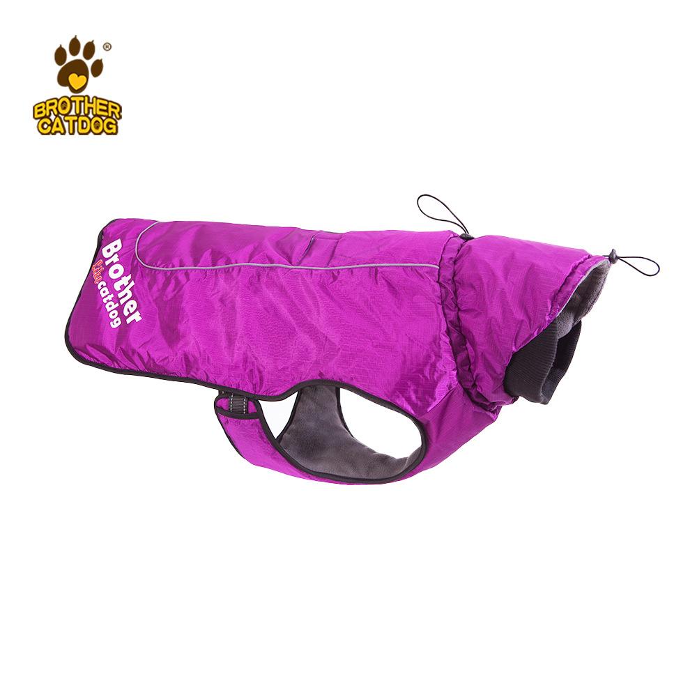 

Dog Clothing Thermal Warm Vest for Large Breeds Winter Summer Lightweight Reflective Outdoor Apparel 44cm лавандовый