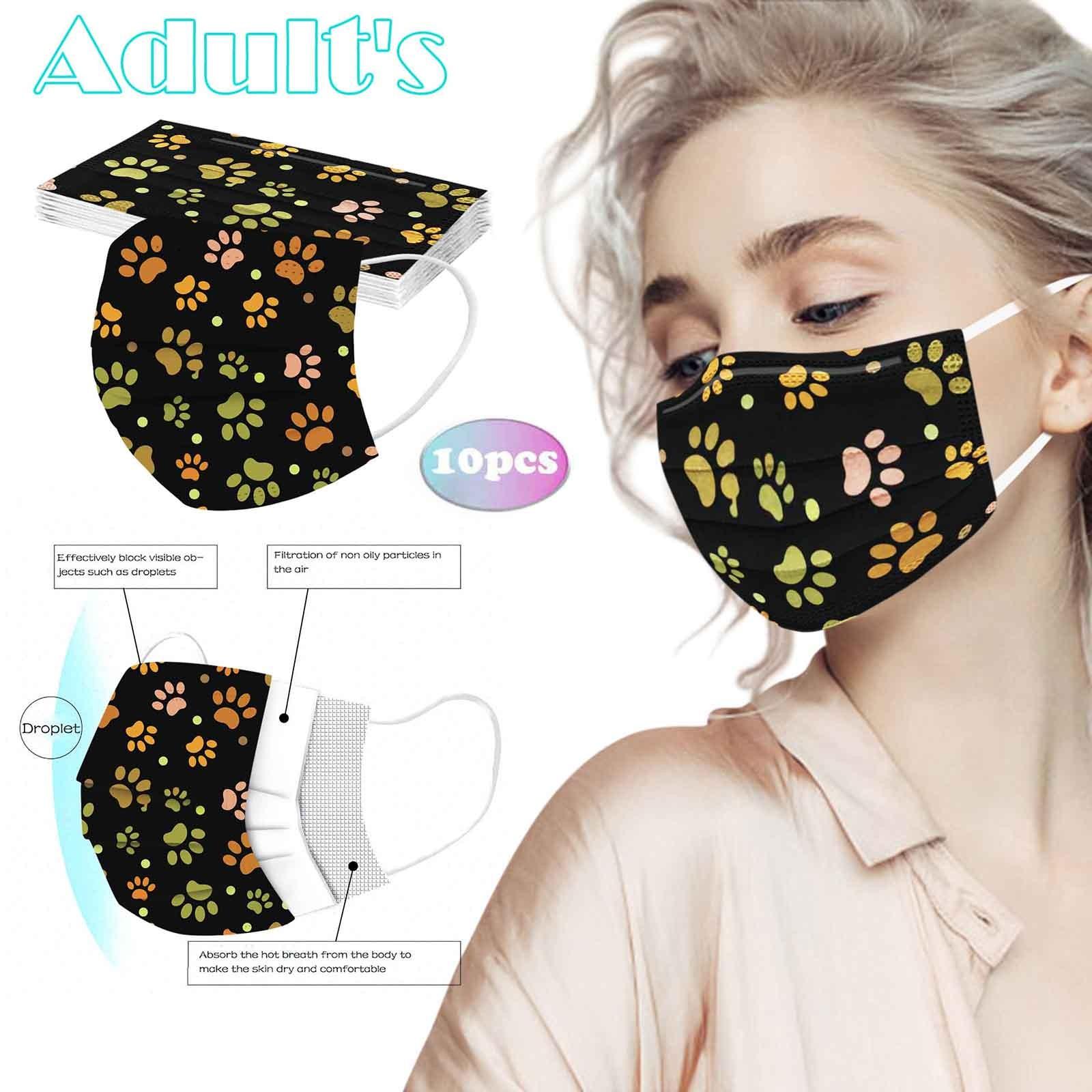 

Взрослая женщина мужчина одноразовая маска для лица промышленная 3-слойная ушная петля 10 шт. маска