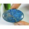 64Cts Genuine Neon Blue Apatite Oval Crystal Cabochon Loose Gemstone 25X40MM SK-2105