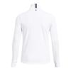 Under Armour Solid Color Breathable Stand Collar Pullover Long Sleeve Sweatshirt Women sweatshirt White 1383614-100