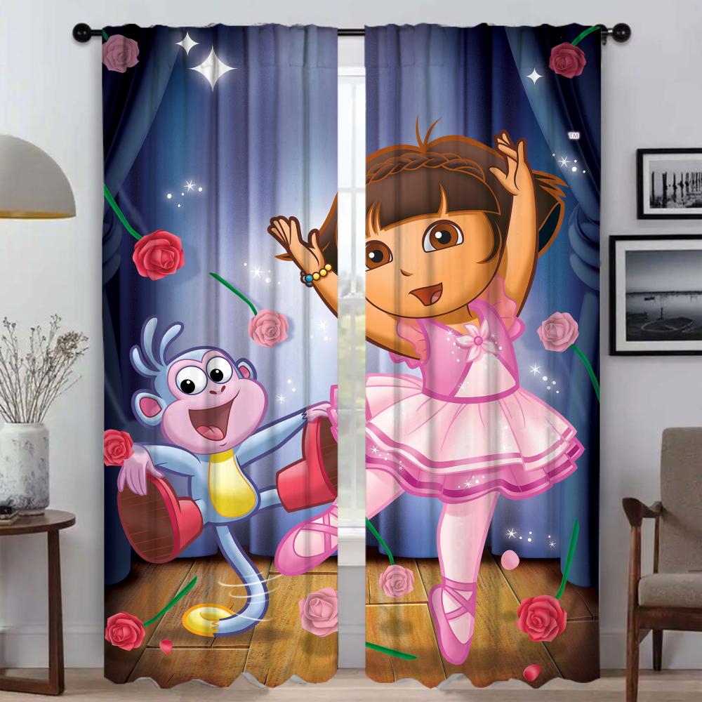 

DoraS Шторы для гостиной Шторы для комнаты 2 панели Хэллоуин Украшение Домашний интерьер Шторы Оттенки Раздел Кухня W50xH70cmx2pcs-CL