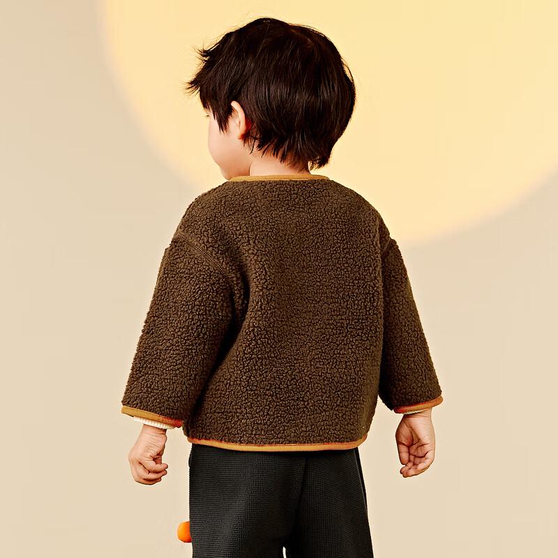 Mini Balabala Winter Anti-Static Double-Sided Fleece Jacket