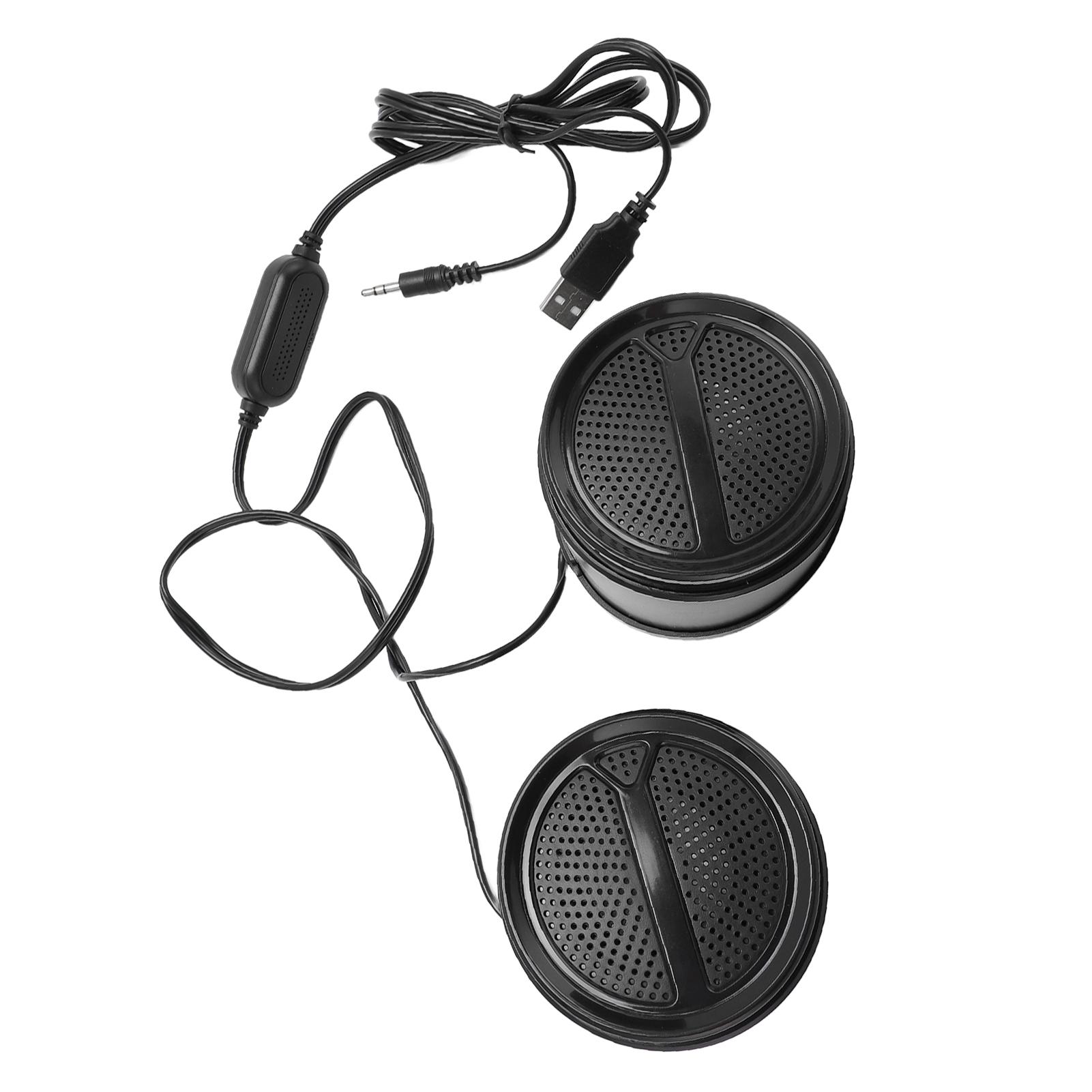 

Компьютерный динамик для настольного ПК USB2.0 Проводной Звук HIFI Маленький динамик для ноутбука с регулятором громкости Без подсветки