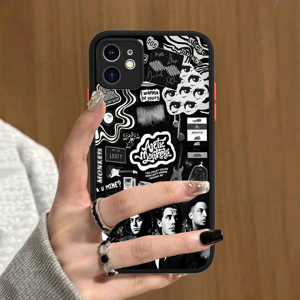 

Rock A-Arctic Band M-Monkeys Music Phone Case For IPhone 16e 16 15 14 13 12 11 Pro Max X XS MAX Plus Spuerstar Matte Cover iphone 12pro max