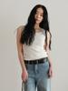 HUNCH Back Cross Knit Top (2Colors)