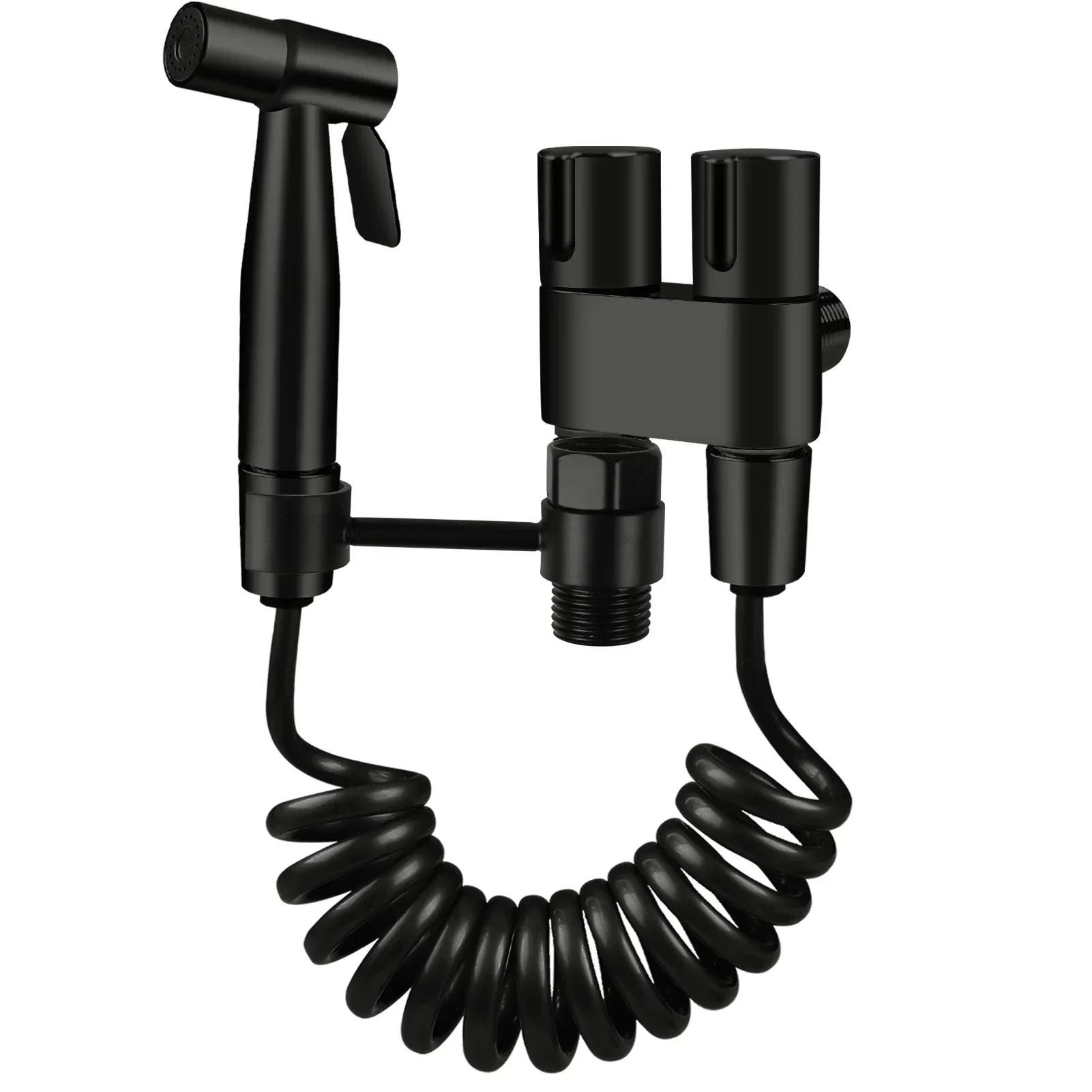 

Ручной туалетный биде-распылитель для воды высокого давления со шлангом для женской и детской гигиены, самоочищающиеся гигиенические аксессуары G1/2