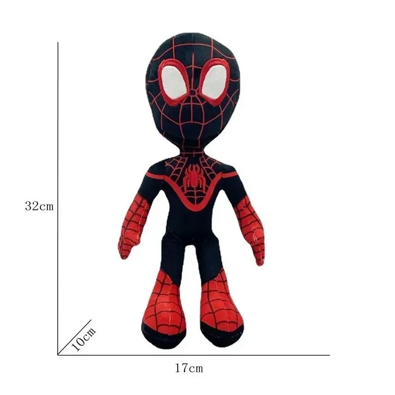 27-30Cm Marvel Spiderman Plush Toysoft Stuffed Cartoon Stuffed Doll Large Plush Boy Cloth Doll Pillow Kid Christmas Beautiful Gift