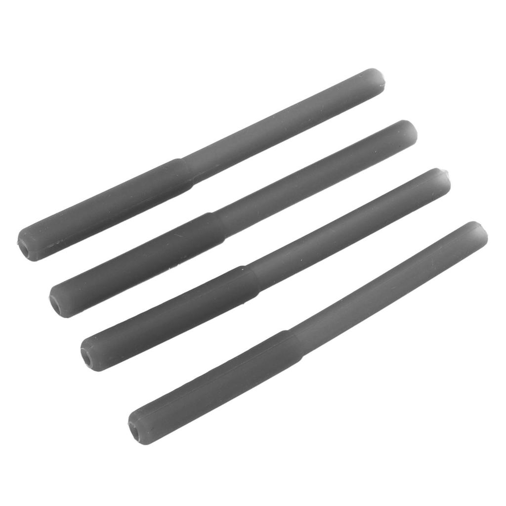 4 pçs Protetor de Perna de Fogareiro Aranha Mangas de Silicone para Fogareiro de Exterior Antiderrapante Capa de Perna Flexível para