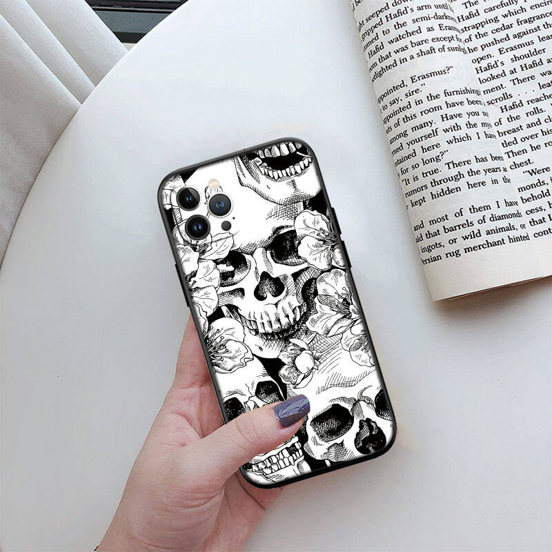 MH66 Grim Reaper Skeleton Skull Phone Shell Case for Redmi Note 8 9 10 11 11S 10C 10X 10A 10T 9A 9C 9T 9S 8T Pro Max Plus Prime