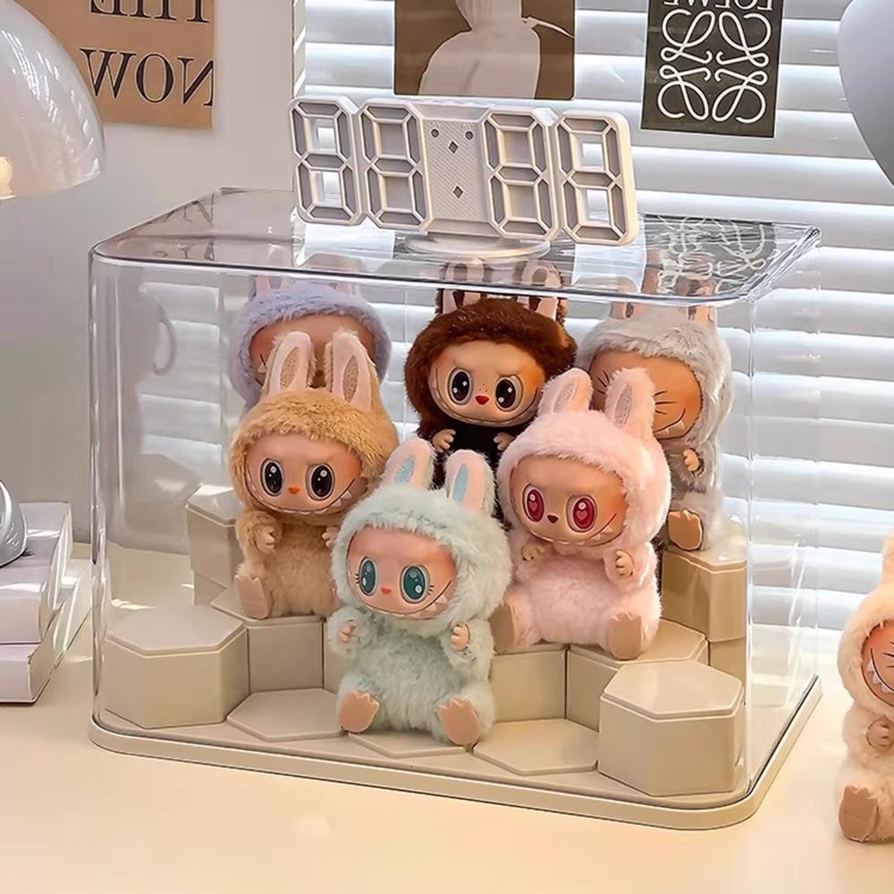 

Кукольный настольный ящик для хранения, витрина для канцелярских товаров, ящик-сюрприз, ящик для хранения, подвеска-кукла, большой прозрачный ящик для хранения фигурок