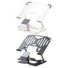 Double Use Portable Aluminum Laptops Risers Stand With Ventilated Base And AntiSlip Pad Fit For 10-17.3Inch Computers