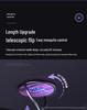 2026 Retractable Purple Light Mosquito Killer: Rotatable Wall-Mount, 2-in-1 Charging Type
