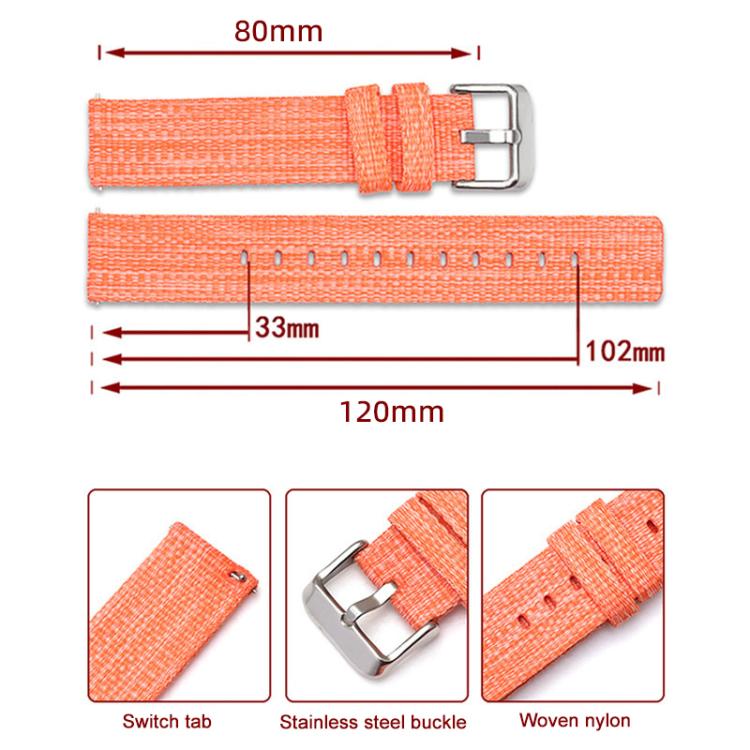 Original Cheaper Price Nylon Canvas for Samsung Galaxy Watch Ultra / Ultra 2025 XDfind Nylon Canvas Watch Band