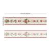 33*183cm Christmas Table Runner Set - Linen-Look Digital Print Holiday Decor for Dining Tables & Cabinets
