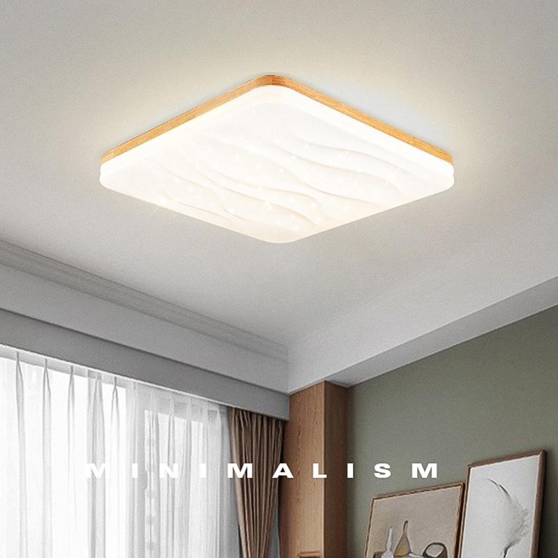 Ultra-Thin Japanese-Nordic Style Ceiling Lamp for Bedrooms & Living Rooms