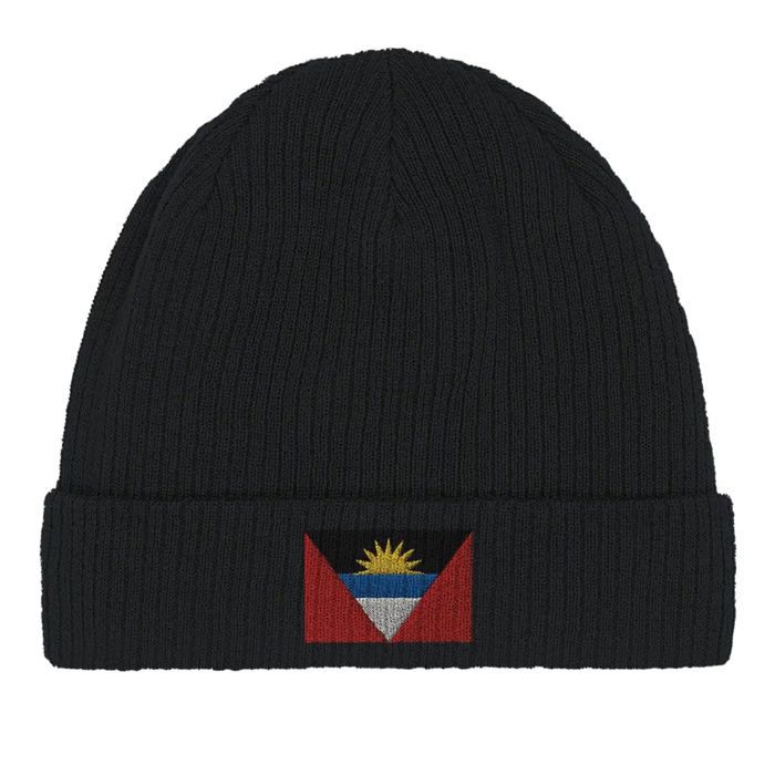 Bonnet Drapeau Antigua-et-Barbuda en Noir