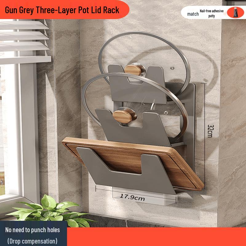 LETSFIND Wall-Mounted Kitchen Storage & Organizer Rack