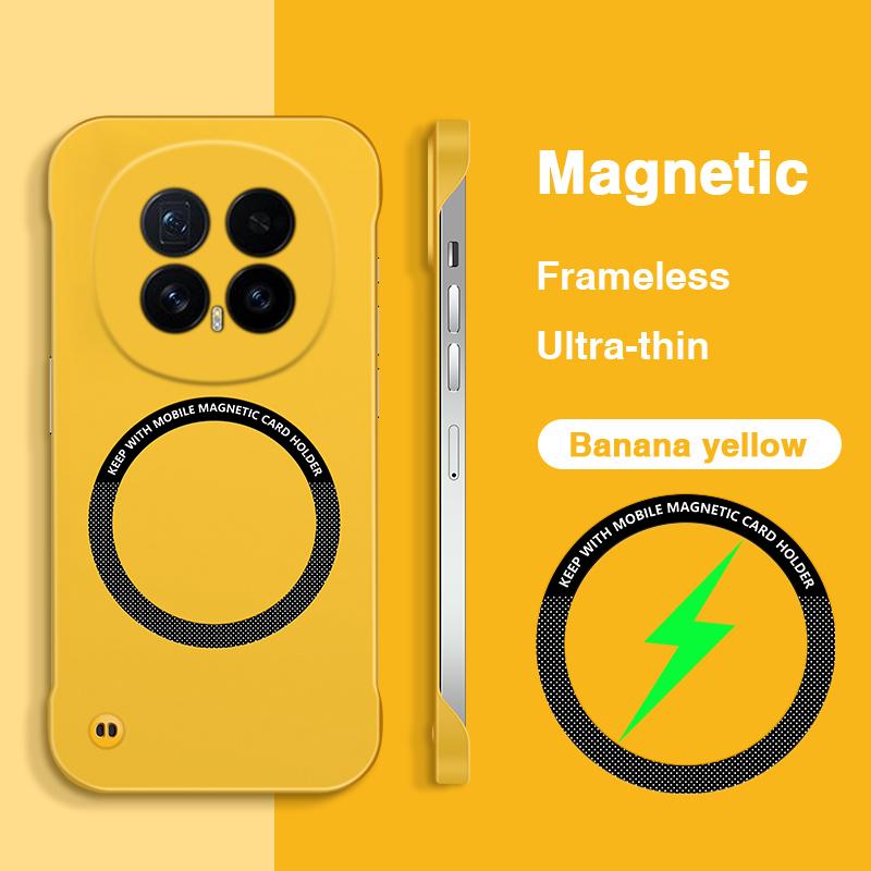 

Frameless Original Case Cover for Honor Magic8 Magic 8 Pro 8Pro 5G Hard PC High Qualtiy Luxury Magnetic Lightweight Shell Fundas Honor Magic8