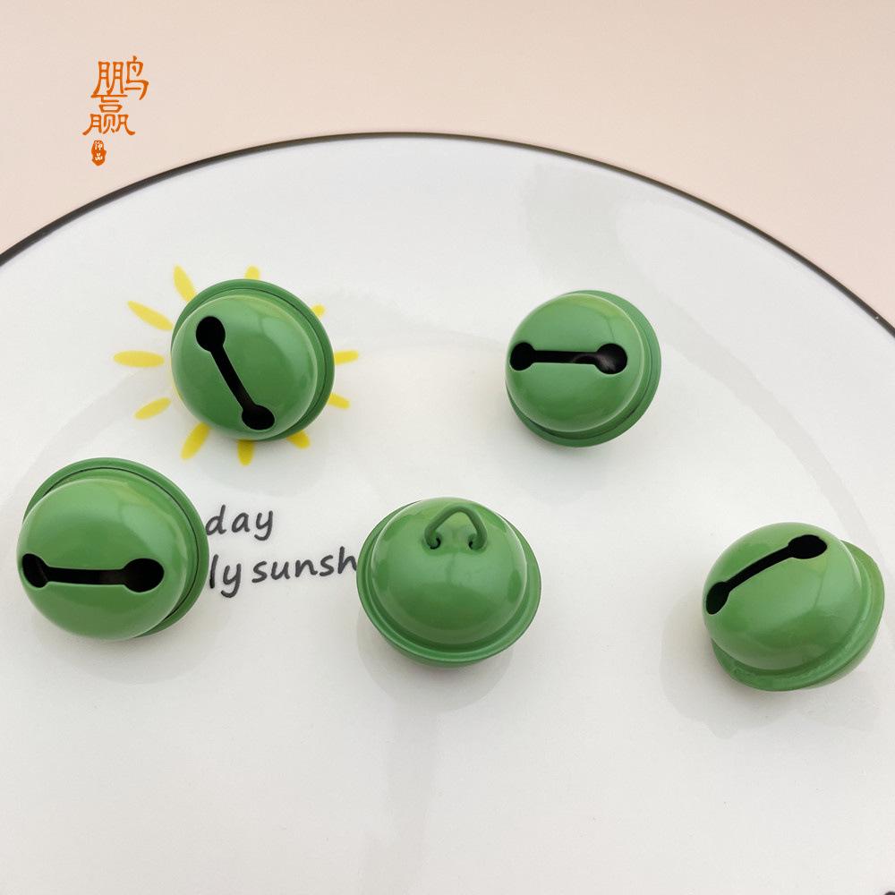 22mm Multicolor Bell Pendant Charm for DIY Keychain or Christmas Tree