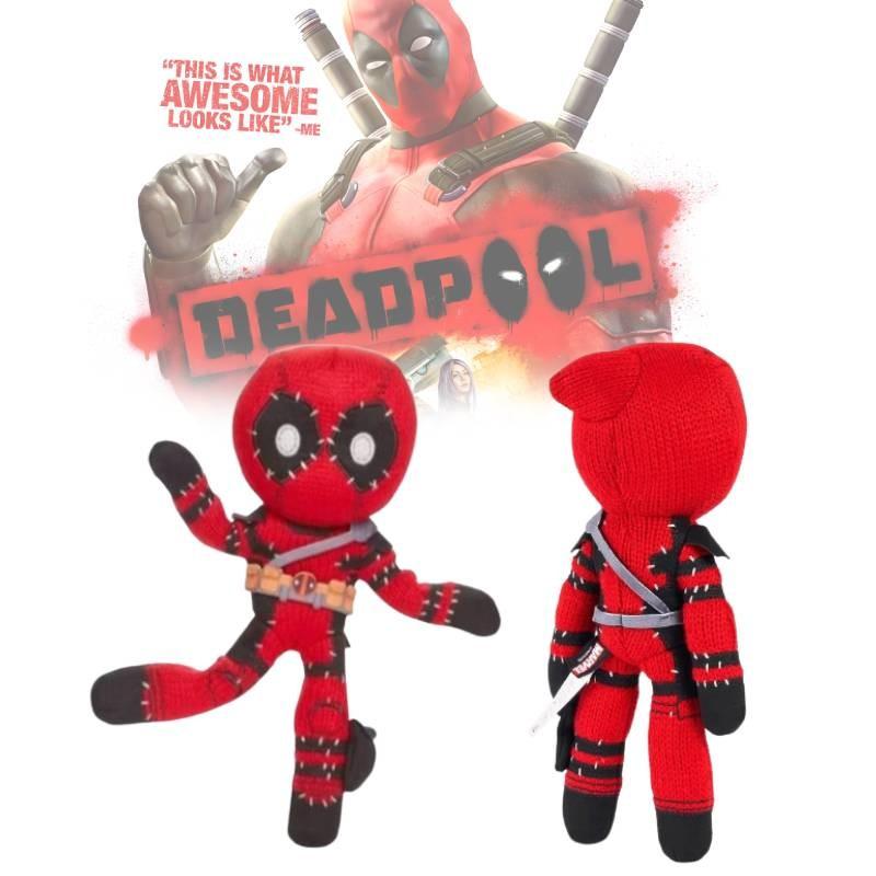 Adorable Deadpool Wolverine Plush Toys Featuring Vibrant Red Colors And Soft Pp Cotton Filling Perfect For Collectors And Kids