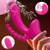 3 In 1 Clit Sucker Dildo Vibrator for Women Clitoris G Spot Tongue Licking Vacuum Stimulator Adult Goods for Female Sex Toys