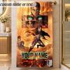 Beach TowelAttack on Titan Custom Name Text Personalized Soft Towel for Beach Pool Indoor Home Decor Gift