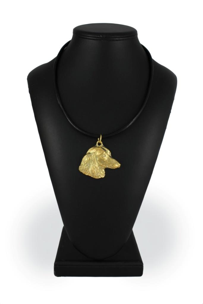 Dachshund - Dog necklace in gift box, gold-plated pendant for dog fan, striking jewellery by Art-Dog
