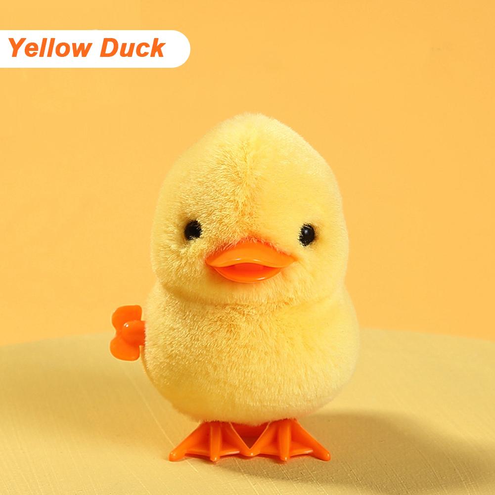 Plüsch-Wind-Up-Küken, Springen, Gehen, Hüpfen, Cartoon-Plüsch-Huhn, Uhrwerk-Kaninchen, Gehen, Küken, Spielzeug, Baby, Spielen, Spielzeug
