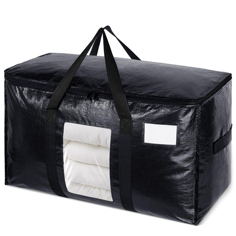 Premium-For Clothes And Storage Heavy Duty Moving Bag 1 Pack With Zippers& Reinforced Handles