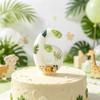 Jungle Animal Print Number Birthday Candle 0-9 Vivid Pattern Food-Safe Cake Decor for Kids Birthday Baby Shower Party Supplies