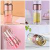 250Ml Tea Water Separation Glass Infuser Bottle Insulated Non Leaking for Home Travel Portable Tea Maker with Stainless Steel