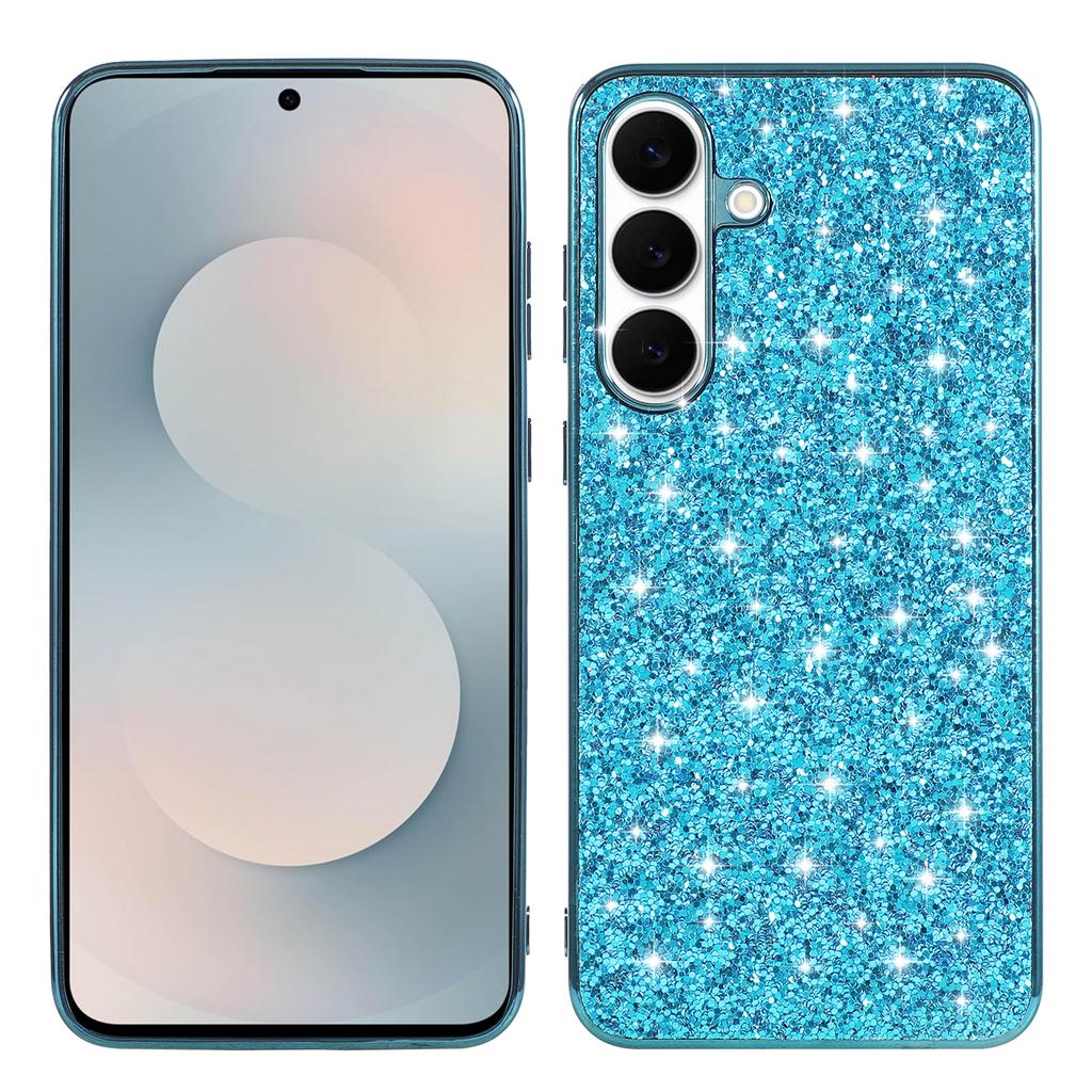 For Samsung Galaxy S26 Case Electroplating TPU + PC Sparkling Glitter Phone Back Cover