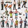 Realistic Farm And Ranch Plastic Figurine Set Detailed Farmer Models