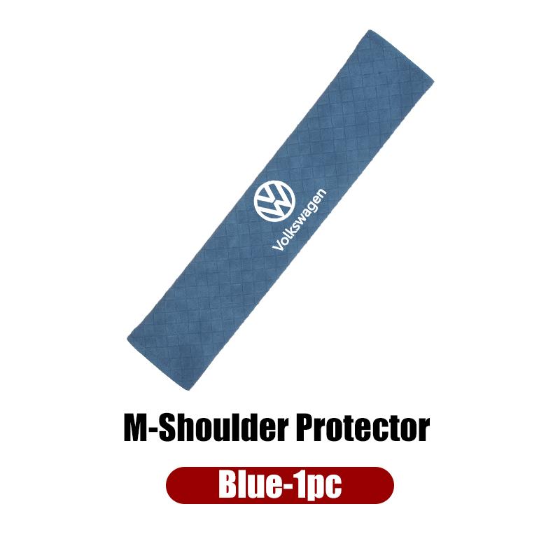 Car Shoulder Pad Safety Belt Protector Cover Strap Mat Accessories For VW Tiguan CC Jetta Polo Golf Passat Scirocco T-ROC Touare Zf9