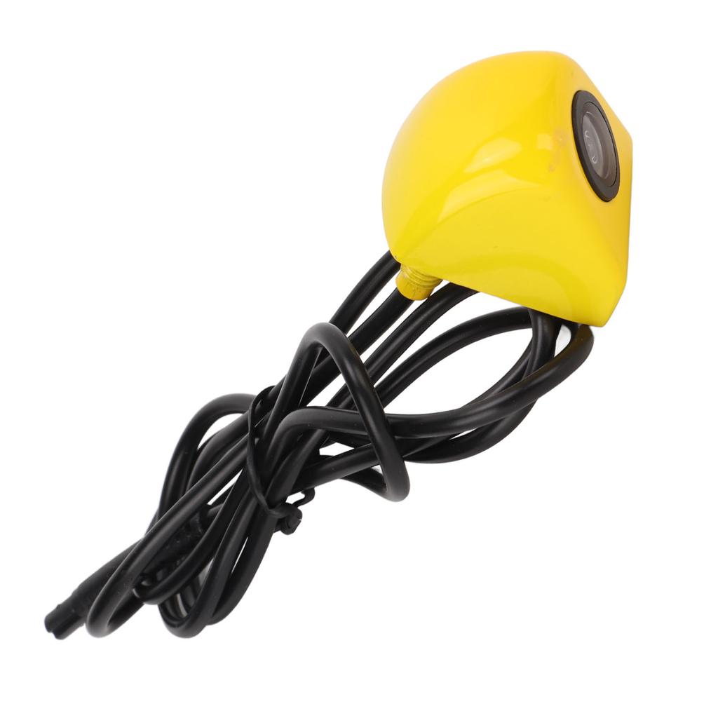 Backup Camera Front Rear Side 170 Degrees  Wide Angle Night Vision Upside Down IP67 Waterproof Yellow Universal