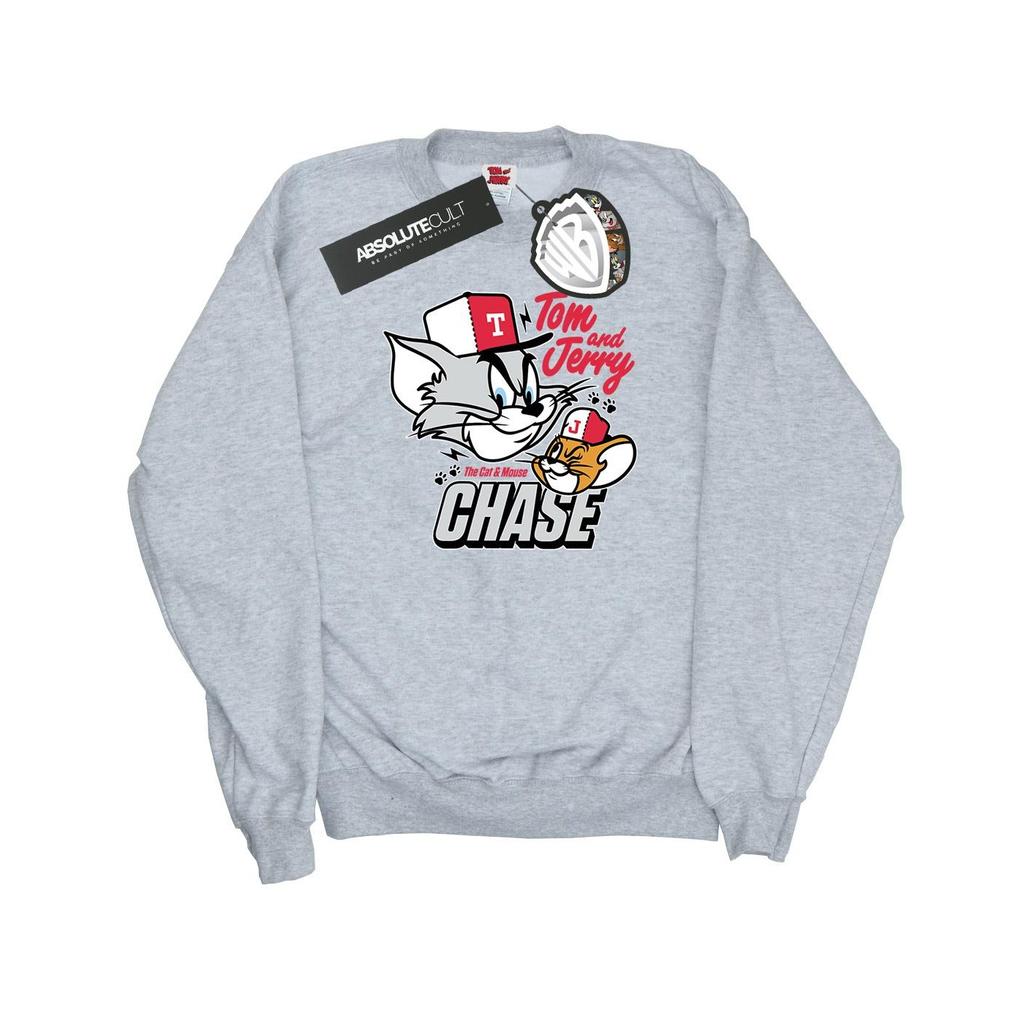 Tom and Jerry Mens Cat & Mouse Chase Sweatshirt