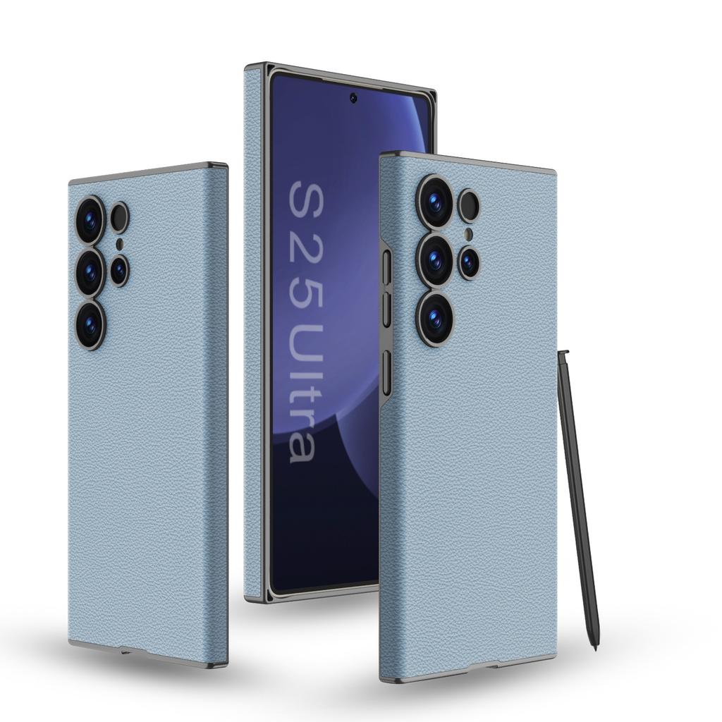 Vhodné pro pouzdro na mobilní telefon Samsung S25U S25u Kůže Senzorická kůže Plný okraj Zakřivený skořepina Proti pádu Tenké