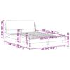 VidaXL Cadre de Lit avec Tête de Lit, Lit Rembourré avec Sommier à Lattes, Lit Double avec Pied Chambre, Gris 120x200 cm 373161