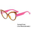 Oversized Photochromic Reading Glasses for Women Men New Trend Colorful Large Presbyopia Unisex UV Protection Far Sight Glasses