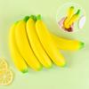 Banana Squeeze Toy Soft Stress Relief Toy for Kids Adults Stretchable Banana Fidget Toy for Concentration And Relaxation at Work School