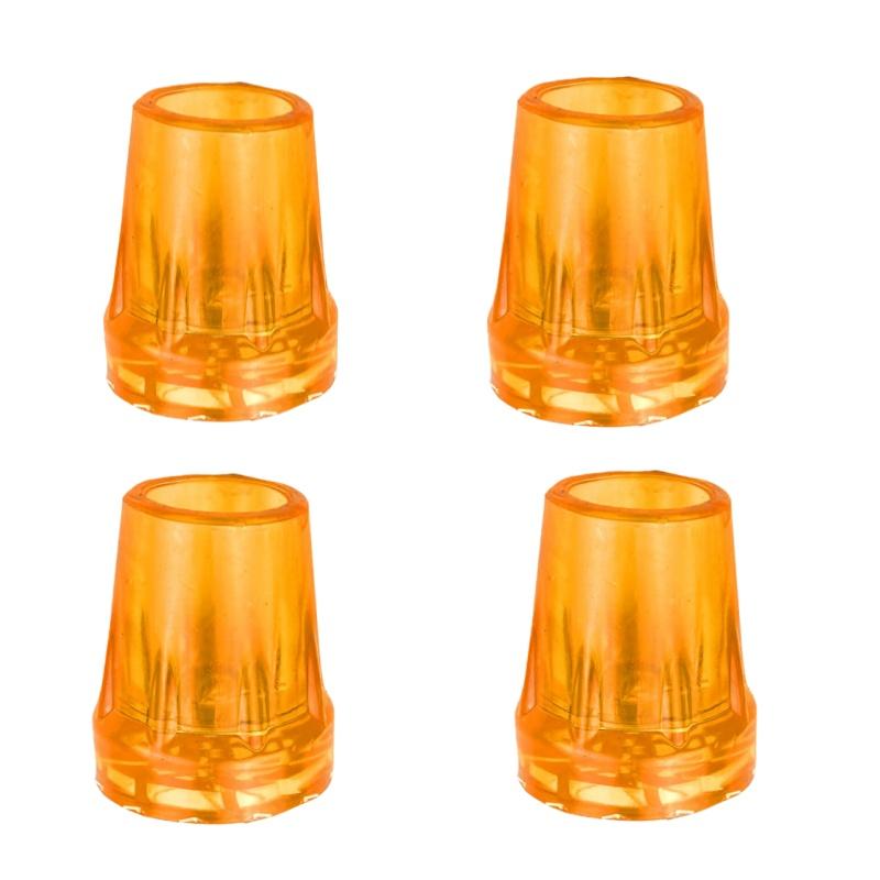 2/4Pcs Cane Mountaineering Stick Protective Pad Universal Crutch Tips Non-Slip Rubber Feet For All Terrain Diy Accessories