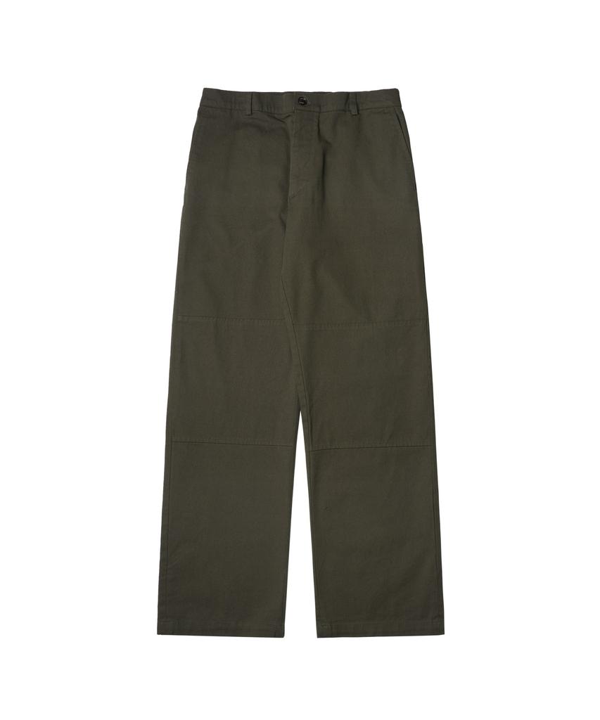 HALBKREIS LAYOUT P10045 Straight Work Pants_Dark Brown