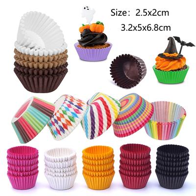 100/1000 Stück Kuchenpapierbecher Mini Cupcake Cups Kuchen Cupcake Liner Backen Muffin Box Cup Case Tray Kuchenformen Küche Gebäck Werkzeuge