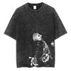 2026 Summer Fushiguro Toji Printed T Shirt Anime Jujutsu Kaisen Tshirt Men Women Casual Loose Tshirts Washed Cotton Tee Male