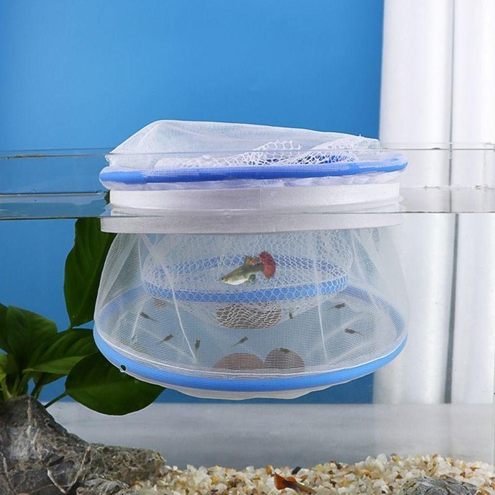 Ventilated Guppy Breeding Net Nylon Breeding Net Floating Fish Net Home Aquarium