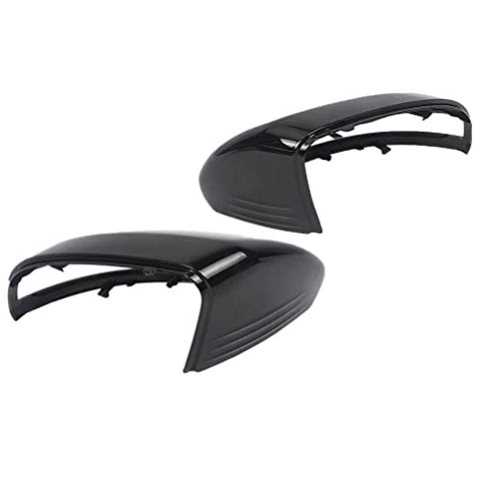LHD Rearview Mirror Covers For Mercedes Benz C W205  E W213 GLC-Class X253 S Class W222 ABS Carbon Fiber Gloss Black