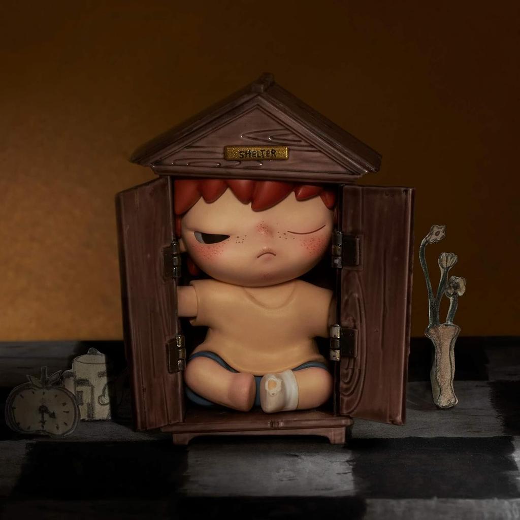 Hirono Shelter Series Figures, HIRONO Blind Box Figures, Random Design Action Figures Collectible Toys Home Decorations, Single Box