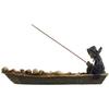 Incense Burner - NEMESIS NOW - The Ferryman - White - Hand-painted Resin - 32 Cm