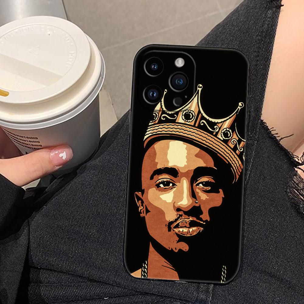 Rapper 2pac Tupac Yinuoda Cover Phone Case For iphone Apple 17 AIR 16E 16 15 14 13 12 11 Pro XR Max 8 7 Plus TPU Case Funda Capa
